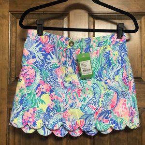 Brand new Lilly Pulitzer Mermaid Skort